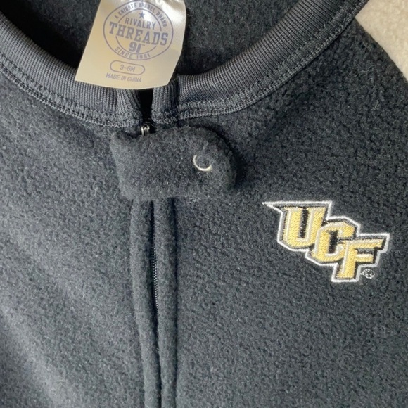 Rivalry Threads - UCF Knights One Piece Sleeper Romper Various Sizes - Picture 3 of 8